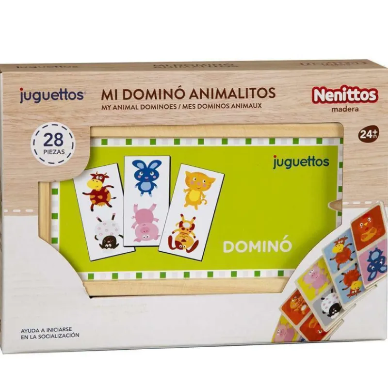 Nenittos Mi Dominó Animalitos 28 Piezas> Juguetes Educativos|Primera Infancia
