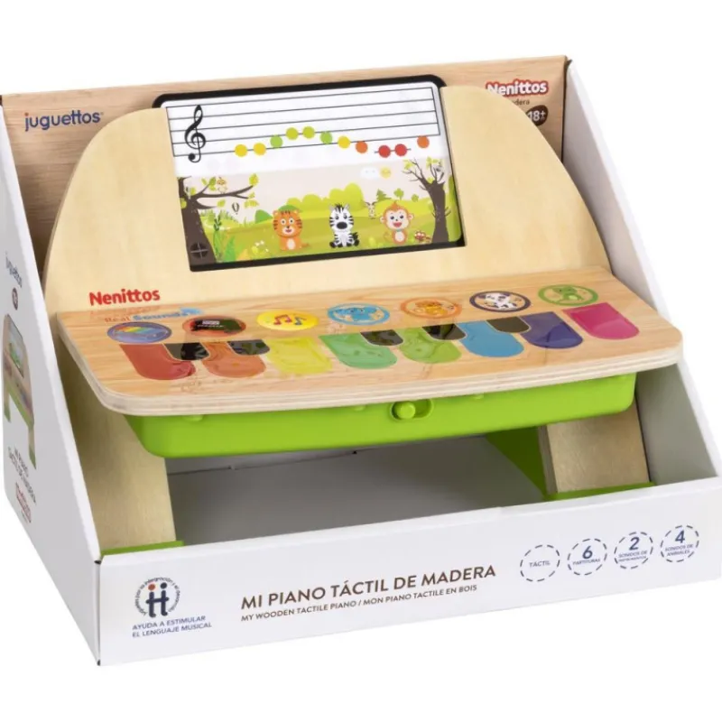Nenittos Mi Piano Táctil de Madera> Primera Infancia