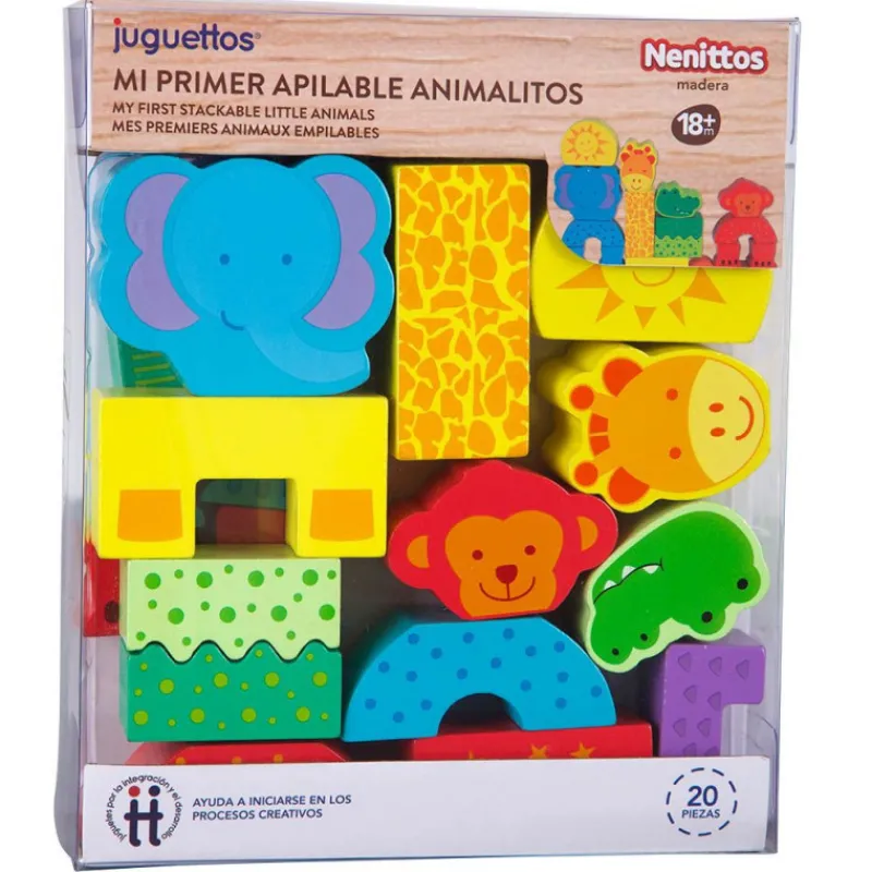 Nenittos Mi Primer Apilable Animalitos> Juguetes Educativos|Primera Infancia