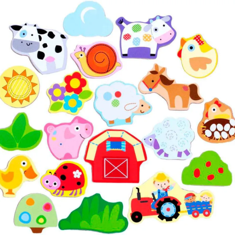 Nenittos Piezas Magnéticas de Madera 4 Varios Modelos> Primera Infancia