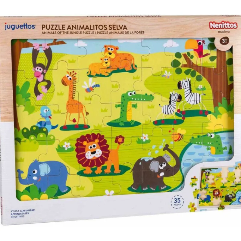 Nenittos Puzzle Animales Selva 35 Piezas> Juguetes Educativos|Puzzles