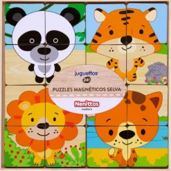 Nenittos Puzzles Magnéticos Selva 36 Piezas> Juguetes Educativos|Primera Infancia