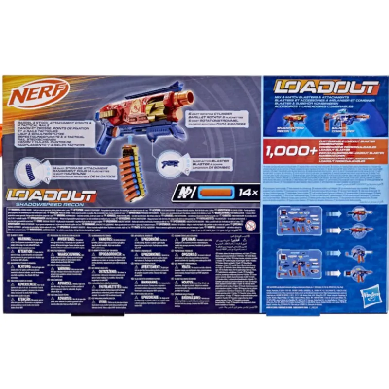 Nerf Load Out Shadowspeed Recon> Juguetes Deportivos