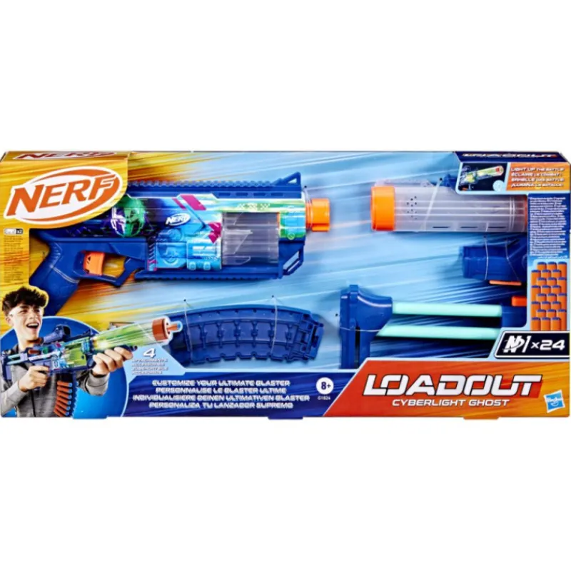 Nerf Loadout Cyberlight Ghost Personaliza tu Lanzador Supremo> Juguetes Deportivos