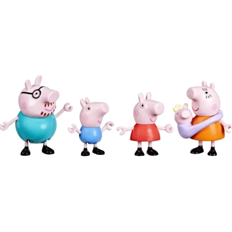Peppa pig Pack 5 Figuras Peppa y su Familia de 5> Figuras Acción