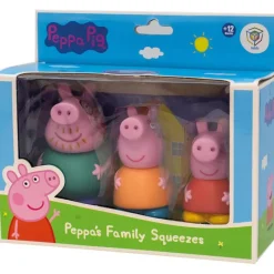 Peppa pig Set 3 Figuras de Baño (, Mama Pig y Papa Pig)> Figuras Acción|Primera Infancia