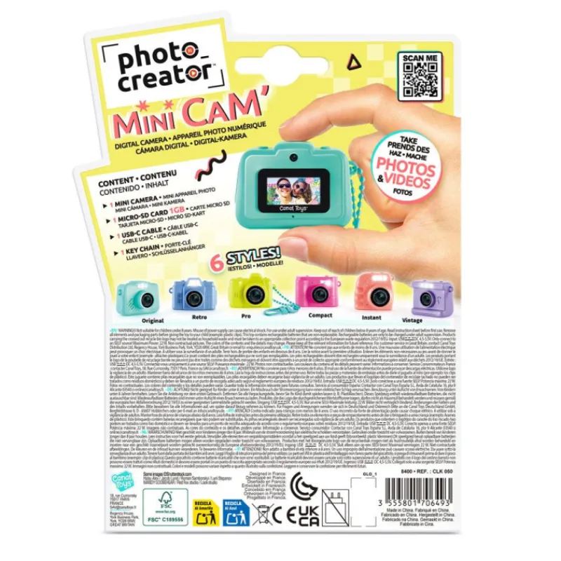 Otras marcas Photo Creator Mini Cámara Varios Modelos> Juguetes Electrónicos