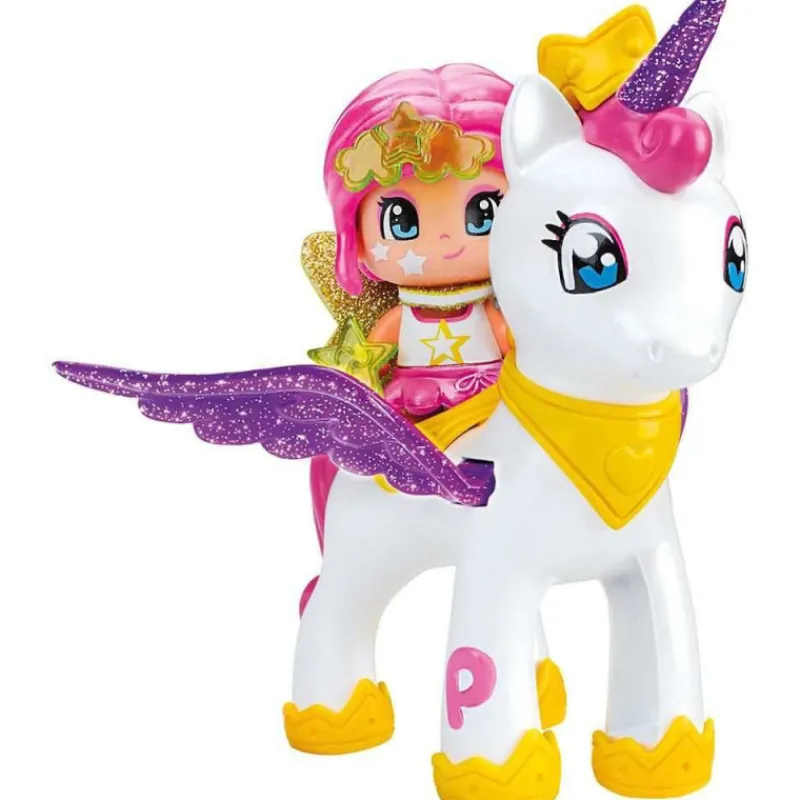 Pinypon Estrella y su Unicornio Volador> Figuras Acción|Muñecas