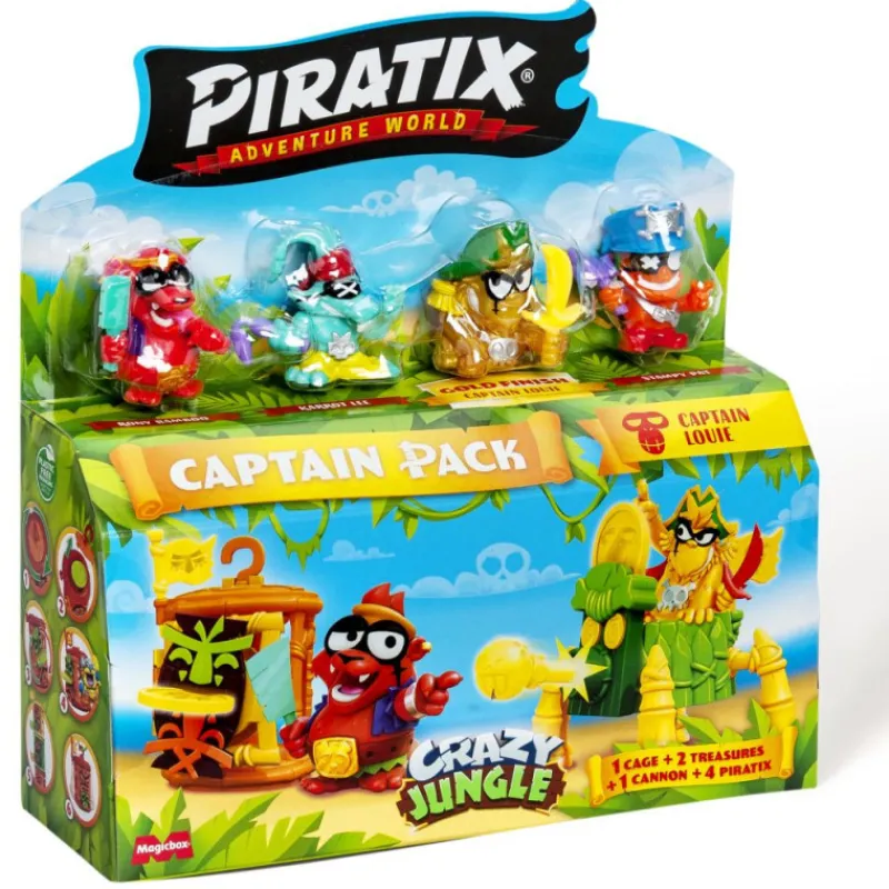 Piratix Crazy Jungle Captain Pack Varios Modelos> Figuras Acción