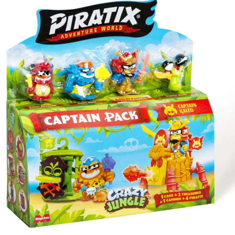 Piratix Crazy Jungle Captain Pack Varios Modelos> Figuras Acción
