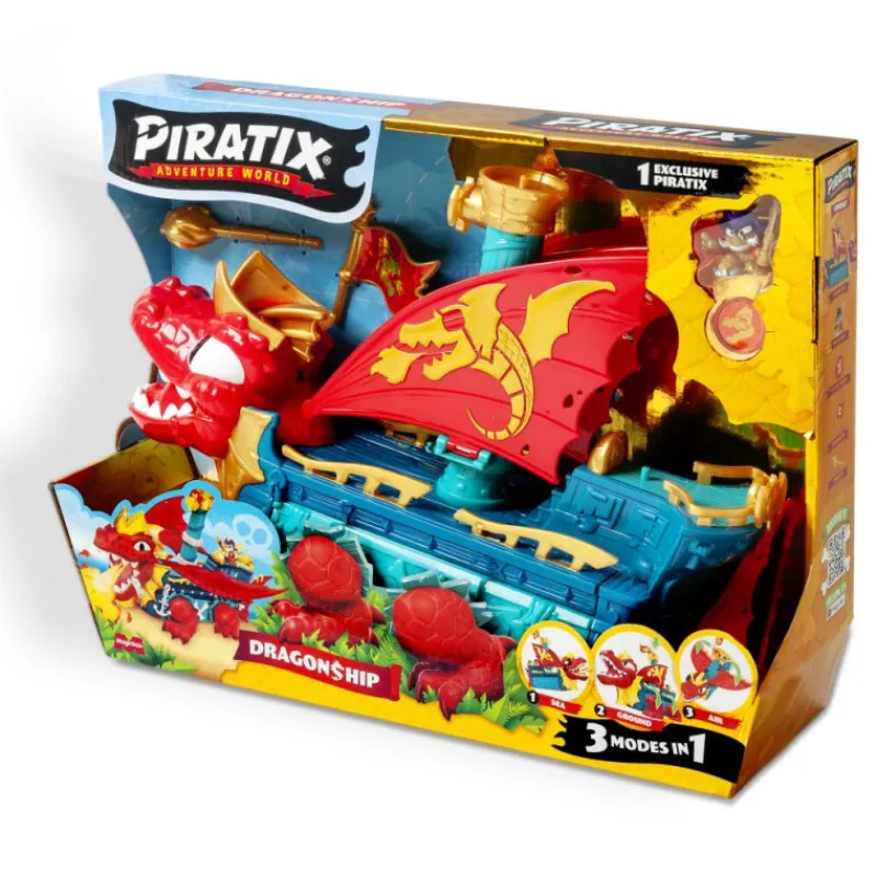 Piratix Dragon Ship> Figuras Acción