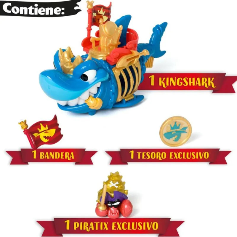 Piratix King Shark> Figuras Acción