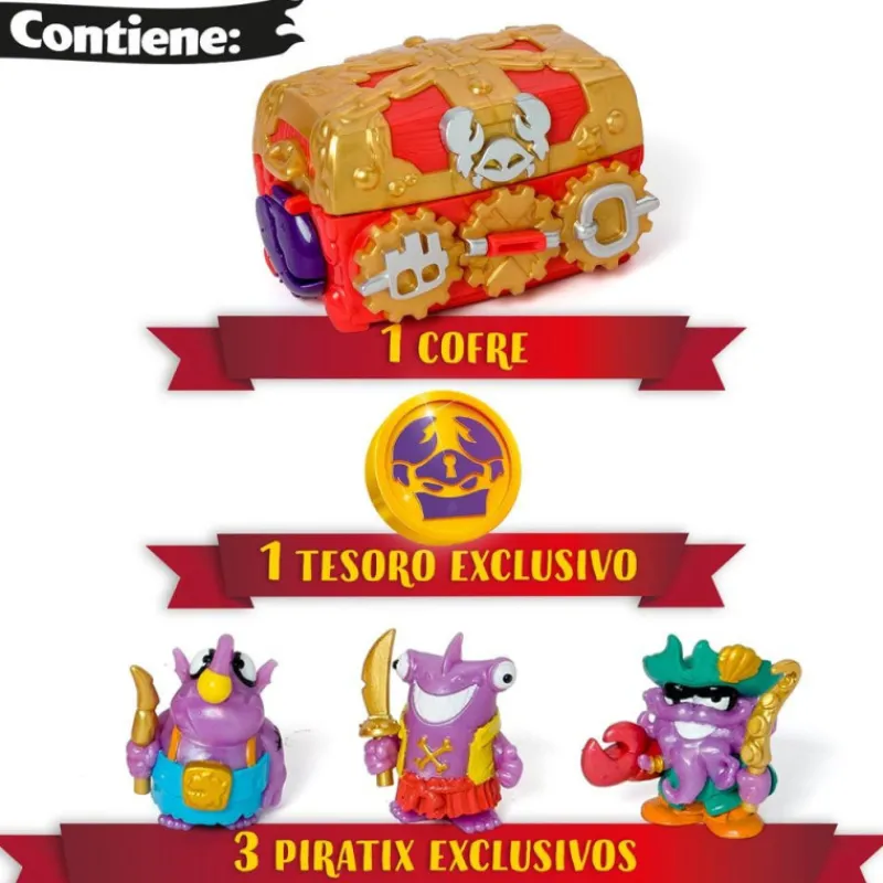 Piratix Monster Treasure> Figuras Acción