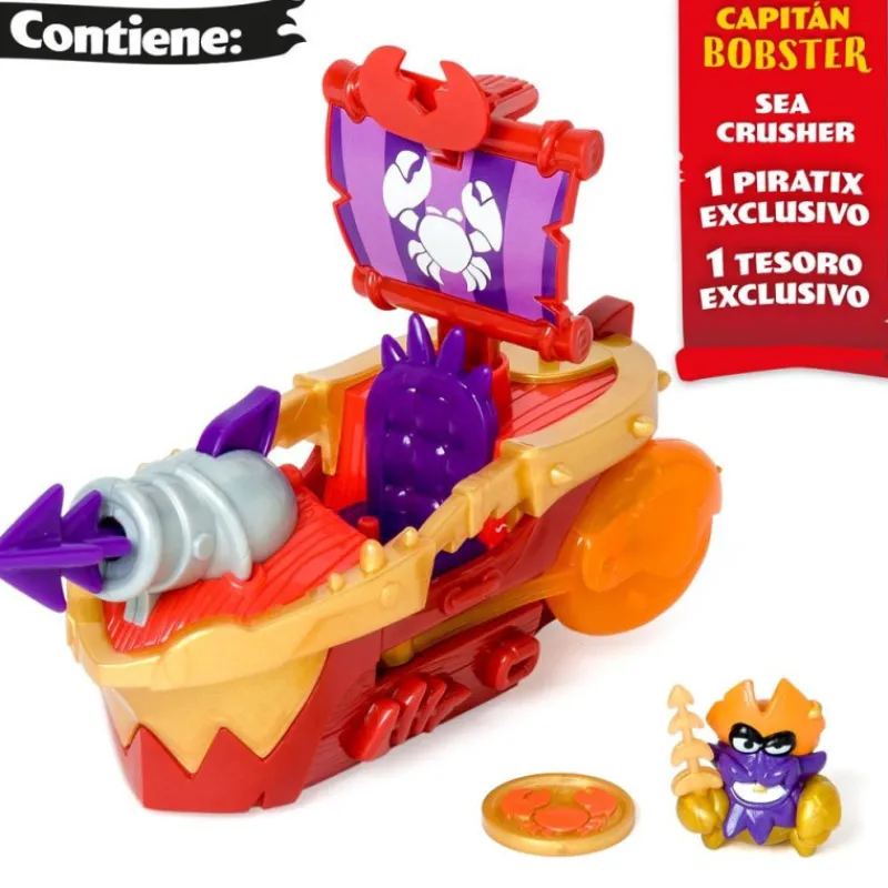 Piratix Sea Crusher> Figuras Acción|Vehículos Y Pistas