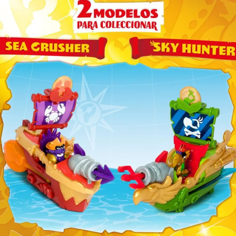 Piratix Sea Crusher> Figuras Acción|Vehículos Y Pistas