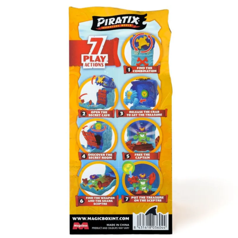 Piratix Secret Shark Cave> Figuras Acción