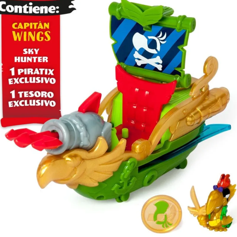 Piratix Sky Hunter> Figuras Acción|Vehículos Y Pistas