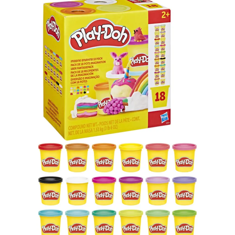 Play-doh Pack 18 Botes Imagine Anything> Creativos