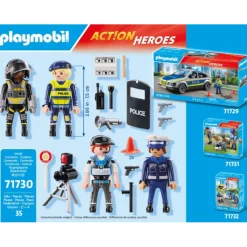 Playmobil Action Heroes Set de Figuras - 71730><noscript><img width=