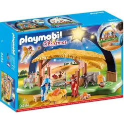 Playmobil Christmas Belén con Luz - 9494> Figuras Acción