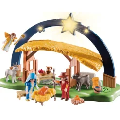 Playmobil Christmas Belén con Luz - 9494> Figuras Acción