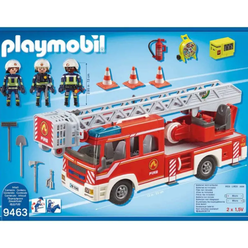 Playmobil City Action Camión de Bomberos con Escalera - 9463> Figuras Acción