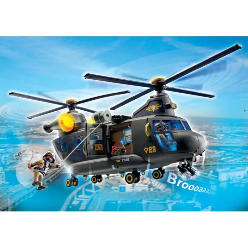 Playmobil City Action Fuerza Especiales Helicóptero Banana - 71149> Vehículos Y Pistas