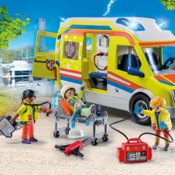 Playmobil City Life Ambulancia con Luz y Sonido - 71202><noscript><img width=