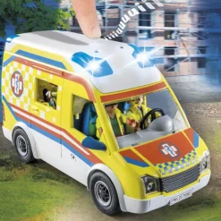 Playmobil City Life Ambulancia con Luz y Sonido - 71202><noscript><img width=