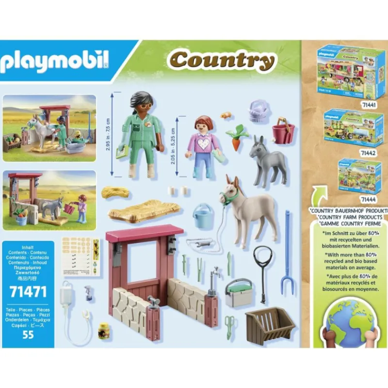 Playmobil Country Starter Pack Veterinaria De Granja - 71471> Figuras Acción