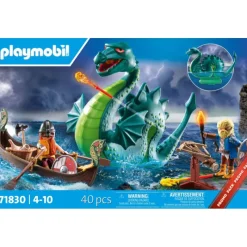Playmobil Héroes Vikingos con Monstruo Marino - 71830><noscript><img width=