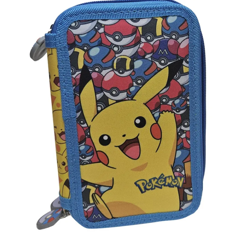 Pokemon Pokémon Plumier Clásico con 3 Cremalleras> Vuelta Al Cole