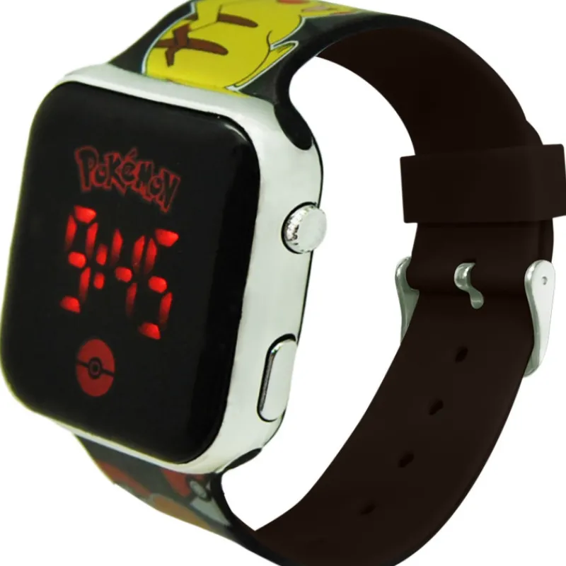 Pokemon Pokémon Reloj Digital Led Negro Charmander> Juguetes Electrónicos