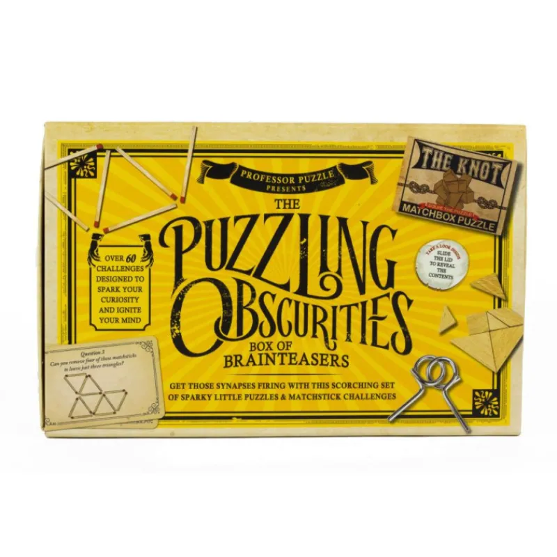 Professor Puzzle The Puzzling Obscurities Caja con Desafíos para la Mente> Fan Zone|Juegos De Mesa