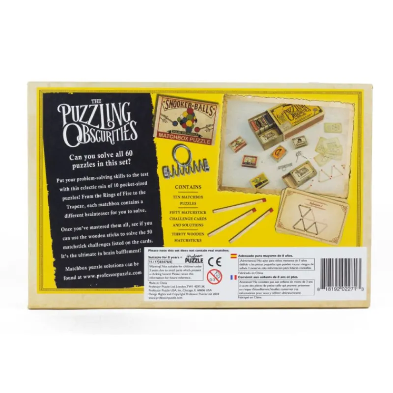Professor Puzzle The Puzzling Obscurities Caja con Desafíos para la Mente> Fan Zone|Juegos De Mesa