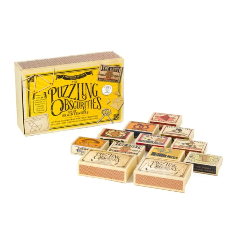 Professor Puzzle The Puzzling Obscurities Caja con Desafíos para la Mente> Fan Zone|Juegos De Mesa