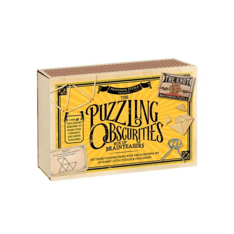 Professor Puzzle The Puzzling Obscurities Caja con Desafíos para la Mente> Fan Zone|Juegos De Mesa