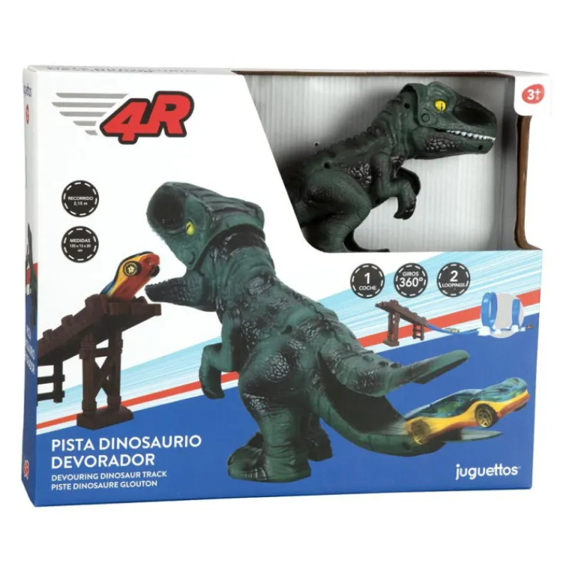 4r Pista Dinosaurio Devorador> Vehículos Y Pistas