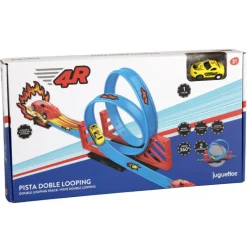 4r Pista Doble Looping> Vehículos Y Pistas