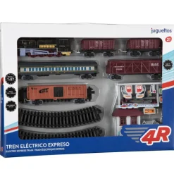 4r Tren Eléctrico Express> Vehículos Y Pistas