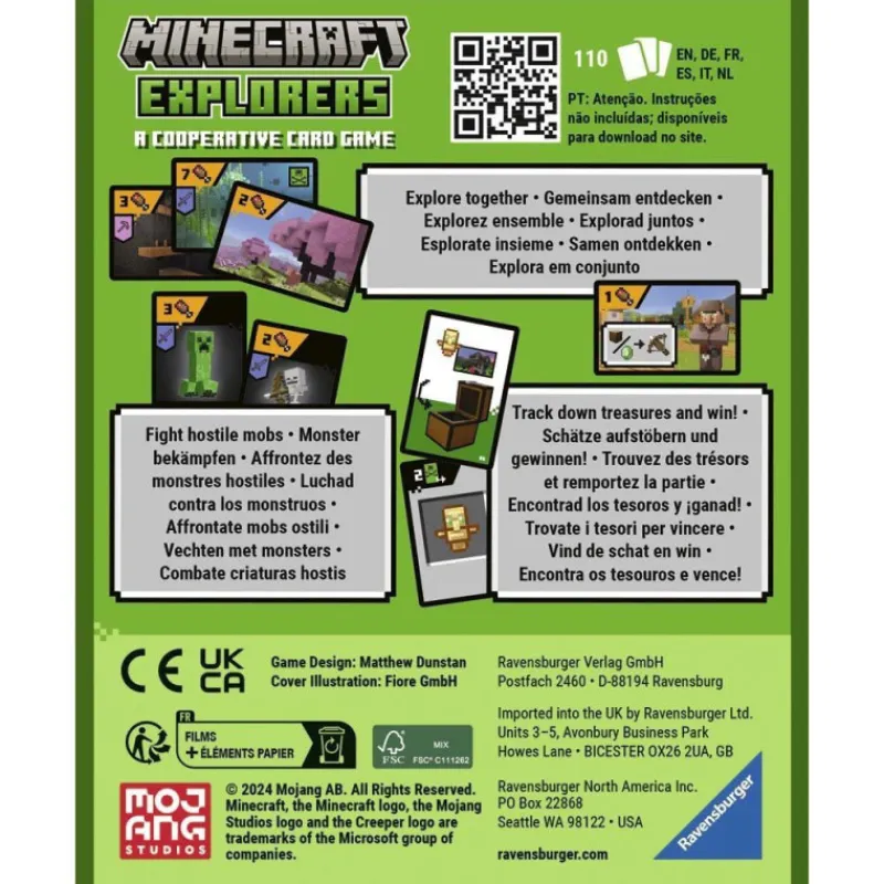 Otras marcas Ravensburger Minecraft Explored Juego de Cartas> Juegos De Mesa