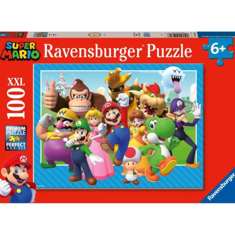 Super mario Ravensburger Puzzle 100 Piezas XXL> Puzzles