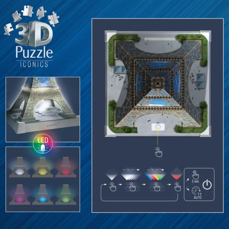 Otras marcas Ravensburger Puzzle 3D Monumentos Icónicos Torre Eiffel> Puzzles