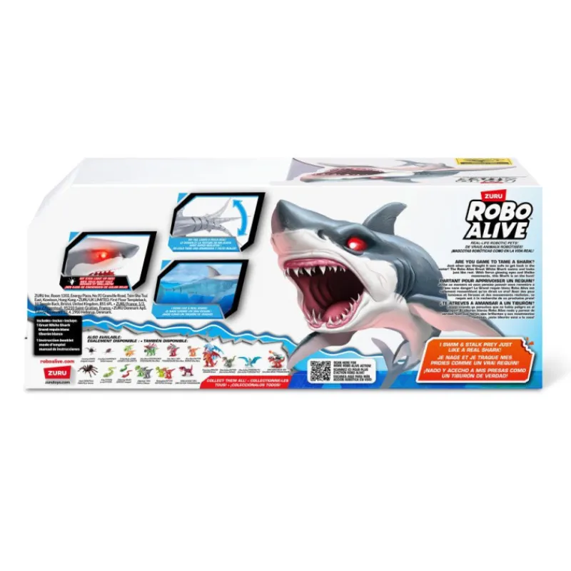 Otras marcas Robo Alive Tiburón Blanco> Figuras Acción