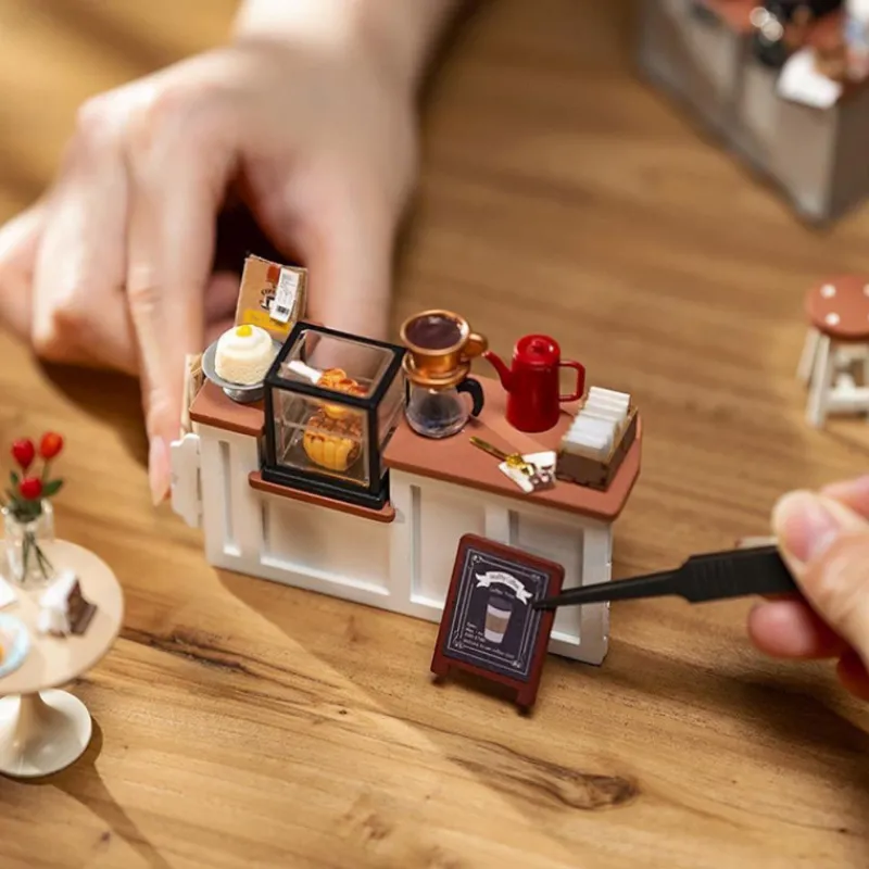 Otras marcas Robotime Cafetería Maqueta> Construcción|Fan Zone