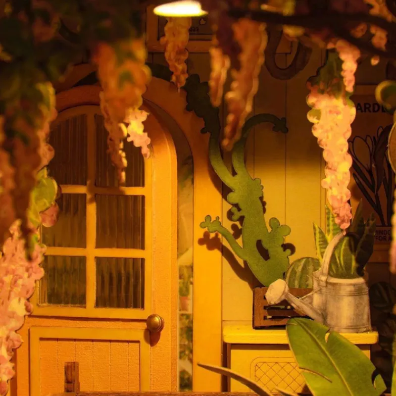 Otras marcas Robotime Flower House Sujetalibros> Construcción|Fan Zone