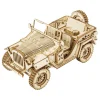 Otras marcas Robotime Jeep del Ejército Maqueta de Madera> Construcción|Fan Zone