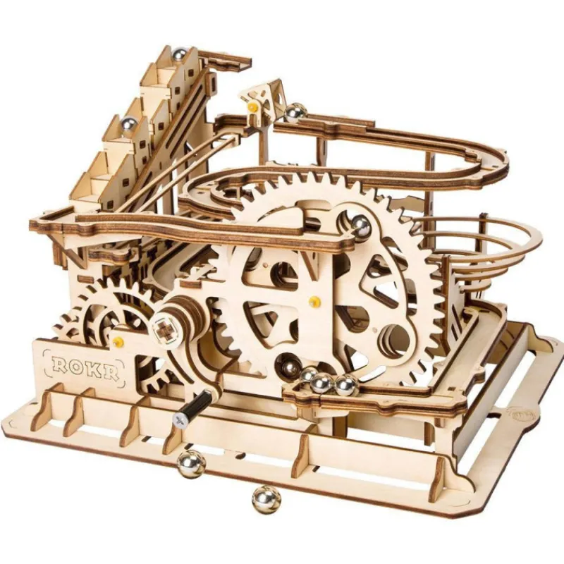 Otras marcas Robotime Montaña Rusa de Rueda Hidráulica Maqueta de Madera> Construcción|Fan Zone