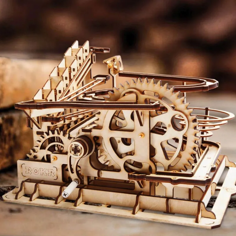 Otras marcas Robotime Montaña Rusa de Rueda Hidráulica Maqueta de Madera> Construcción|Fan Zone