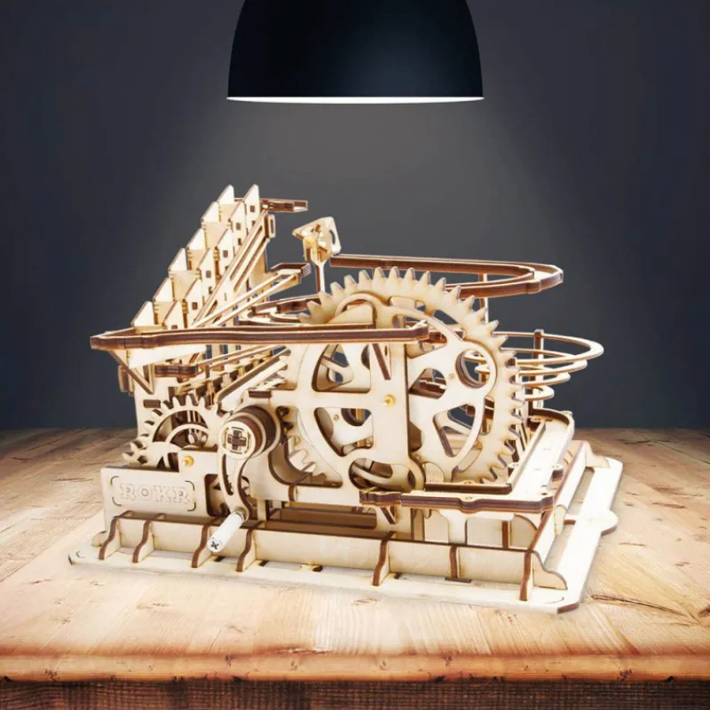 Otras marcas Robotime Montaña Rusa de Rueda Hidráulica Maqueta de Madera> Construcción|Fan Zone